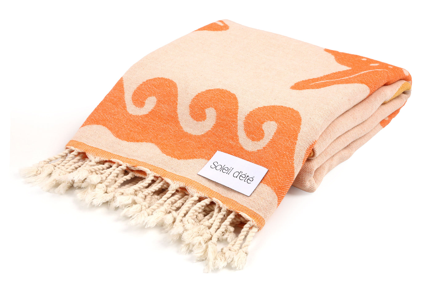 Coquillage & Vagues - Orange