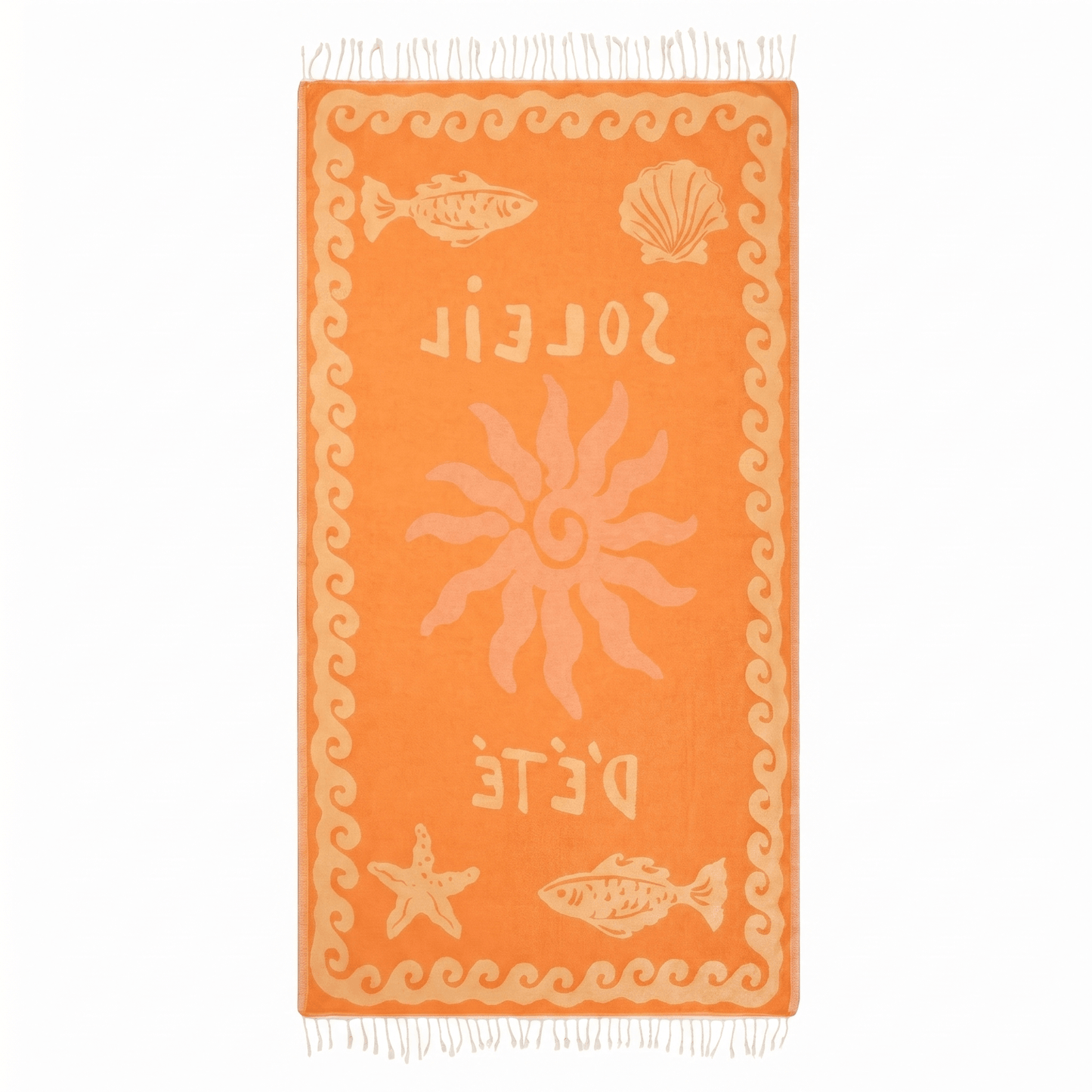 Coquillage & Vagues - Orange