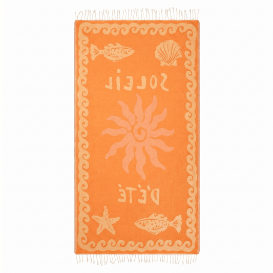 Coquillage & Vagues - Orange