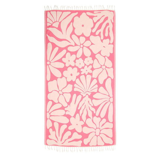 Fleurs d'Été & Coraux - Rose